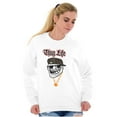 thumbnail image 4 of Funny Thug Life Troll Face Meme Unisex Plus Size Sweatshirt Brisco Brands 5X, 4 of 5