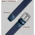 thumbnail image 5 of Men's Golf Belt-Braided Woven Stretch Belt for Gift Men Casual Jeans Sports Work 1 3/8", 5 of 9