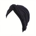 thumbnail image 3 of Stylish and Comfortable Solid Color Braided Turban Cap for Women - Perfect for Chemo, Head Wraps, and Hijabs, 3 of 5