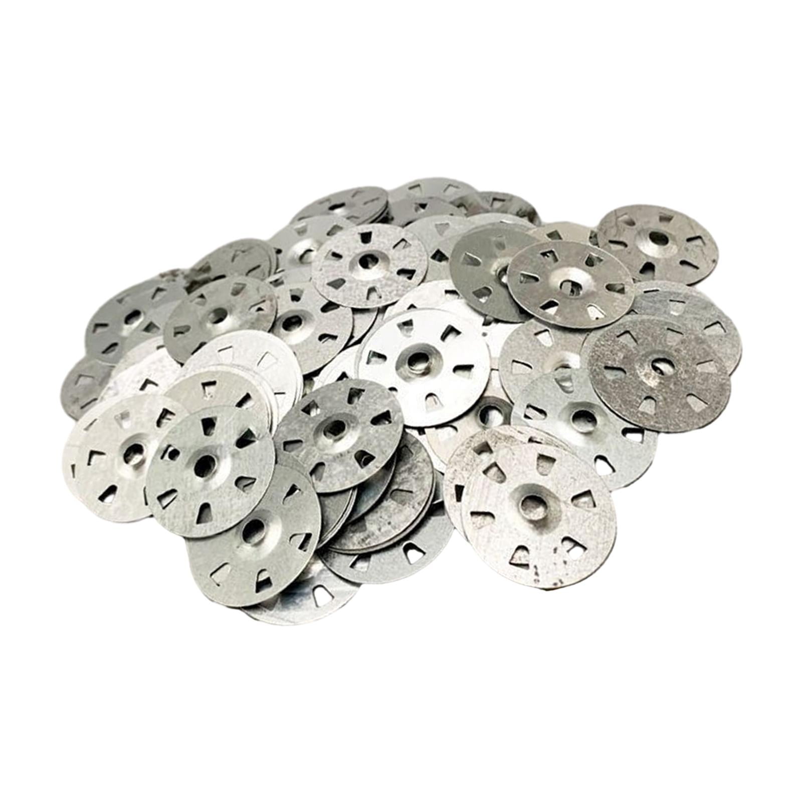 Zxpjkyu 200 Pieces Flat Washers for Screws and Nail, Load Spreading Washer, Flat Washers Six Hole