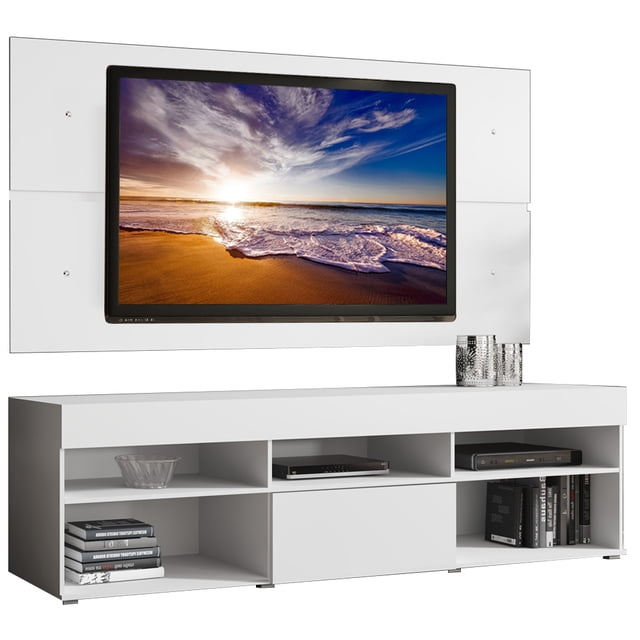 Centro De Entretenimiento Madesa Miami Hasta 65'' 1 Puerta Blanco