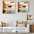 thumbnail image 4 of Designart "Elegance of Pink Wine Glass in Crisp IV" Food & Beverage Framed Wall Art Decor - Traditional Red Wine Bedroom Framed Canvas Wall Art, 4 of 6