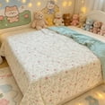 thumbnail image 4 of RBCKVXZ Cute Printed Lightweight Quilt, 90"x79" Soft Breathable All Season Reversible Bed Blanket for Bedroom Dorm Home Bedding Decor, 4 of 7