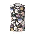 thumbnail image 6 of Lsque cartoon cute Skull star Print Men's Cotton Blend Sleeveless Muscle Shirts (S-3XL)- Moisture Wicking, Odor Protection, UPF 30+,XX-Large, 6 of 8
