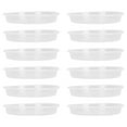 thumbnail image 1 of Shisuyan Garden Pot Saucer Flower Pot Plate Plastic Soil Containment 12Set, 1 of 8