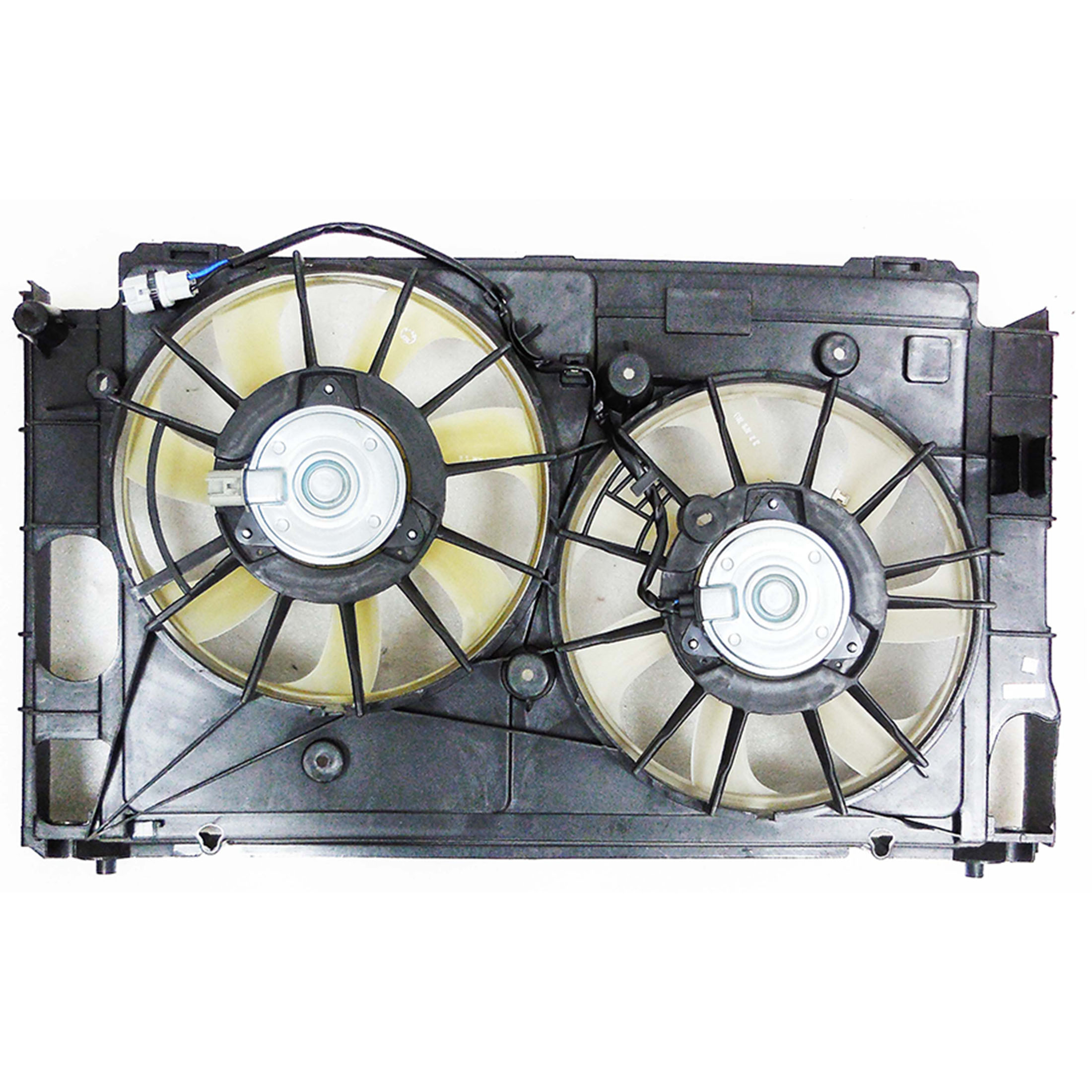 Agility Auto Parts 6010077 Dual Radiator and Condenser Fan Assembly for Lexus, Toyota Specific Models