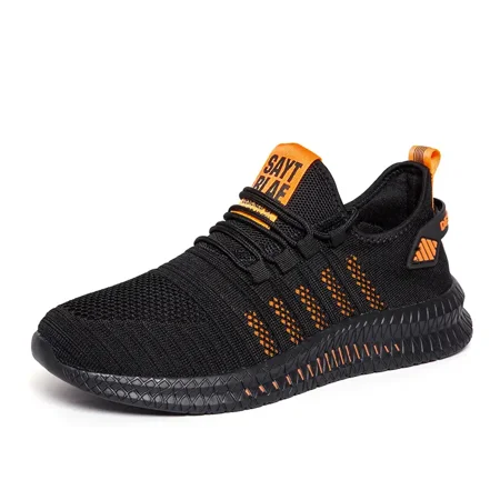 

Men‘s Flying Woven Lightweight Comfortable Striped Sneakers