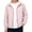 Pink, variant on BrandName Kids Full Zip Stand Collar Jacket Water Repellent Windproof Fleece Lined Casual Outerwear