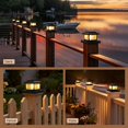 thumbnail image 4 of 8 Pack Solar Post Cap Lights with Edison LED, 4 of 4