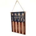 thumbnail image 1 of Pendiente colgante de madera Rectángulo de madera Tablero de madera 4 de julio Día de la Independencia Americana Día de la pared Cuerda de la cuerda Muestra en blanco para artesanías JM01432 2 Piezas Speravity HA012054-03, 1 of 7
