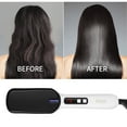 thumbnail image 5 of Fixm 2 in 1 Ionic Hair Straightening Brush Hair Straightener Brush Iron w/ Double Negative ions Anti-scald Auto Shut-Off, 5 of 7
