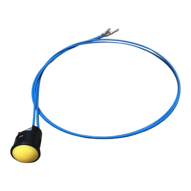 Botón pulsador de joystick para excavadoras, de alto rendimiento, reemplaza el botón de la manija de la cargadora Amarillo 2 cables