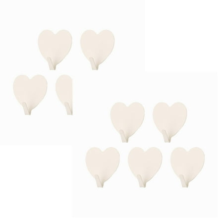 

Sanamity Wall Hangers Without Nails 2 Pack Girl Heart Pink Love Stick Hook Peach Heart Stainless Steel Hook Heart Shape Stick Hook Soft Sister Room Decoration Hook Wall Hooks For Hanging White