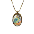 thumbnail image 1 of Peacock Girl Chinese Antique Illustrator Collar Colgante Vintage de bronce antiguo de joyeria de lujo de regalo Unbranded M, 1 of 3