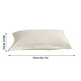 thumbnail image 3 of Precio reducido por tiempo limitado!Juego de 2 fundas de almohada de gran tamaño, funda de almohada de algodón con cierre de sobre, fundas de almohada suaves y transpirables para cama, color blanco, 3 of 5