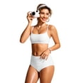 thumbnail image 3 of CRZ YOGA Bikini Tops for Women Padded Adjustable Bathing Swimsuit Spaghetti Straps Swim Bra, 3 of 6