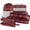 Burgundy Checkered-5 Set, variant on Packing Organizer Cubes 5 Set Burgundy Checkered for Travel Business Trip Camping
