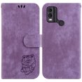 thumbnail image 2 of Compatible with Nokia C22 Embossed Cute Tiger Flip Folio Wallet Case Card Pocket Holder Cover, 2 of 5