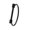 Black, variant on Stainless Steel Bangle Bracelet Screw Clasp Black Rose Gold 2.4" Diameter P515-Black