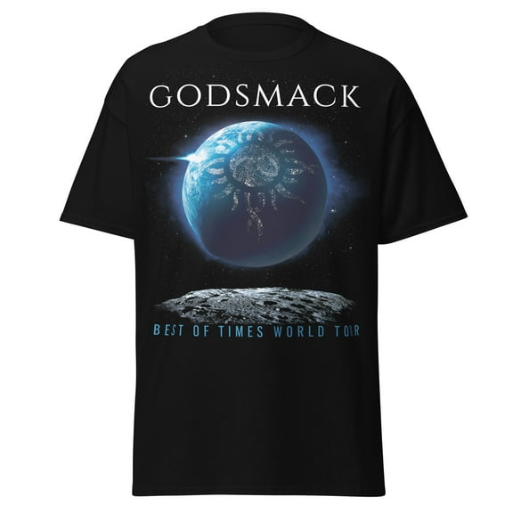 Godsmack - Best of Times Jumbo Print Unisex T-Shirt - Black - Small