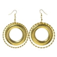 thumbnail image 1 of Gold-Tone Metal Dangle-Earrings #LQE2245, 1 of 2