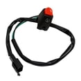 thumbnail image 2 of Interruptor de cicleta,Interruptor de encendido de cicleta montado en el manillar,Interruptor de encendido de arranque de modificación de cicleta,Accesorios 2 piezas, 2 of 8