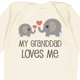 thumbnail image 4 of Inktastic Granddad Loves Me Grandchild Boys or Girls Long Sleeve Baby Bodysuit, 4 of 5