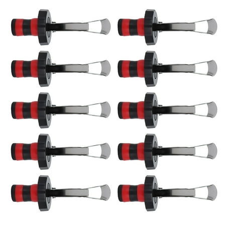 

Henmomu Wine Stopper 10PCS Manual Press Corks Red Wine Bottle Stopper Beverage Bottle Silicone Vacuum Plug Tool Wine Accessories