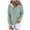 Light Green, variant on Womens Hoodie Winter Casual Buttons Long Sleeve Drawstring Classic Hooded Sweat Jacket for Cold Weather Navy XXL