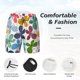 thumbnail image 3 of Balery Colorful Butterflies Bañador para hombre, shorts de playa de secado rápido con entrepierna y forro de compresión-Large, 3 of 6