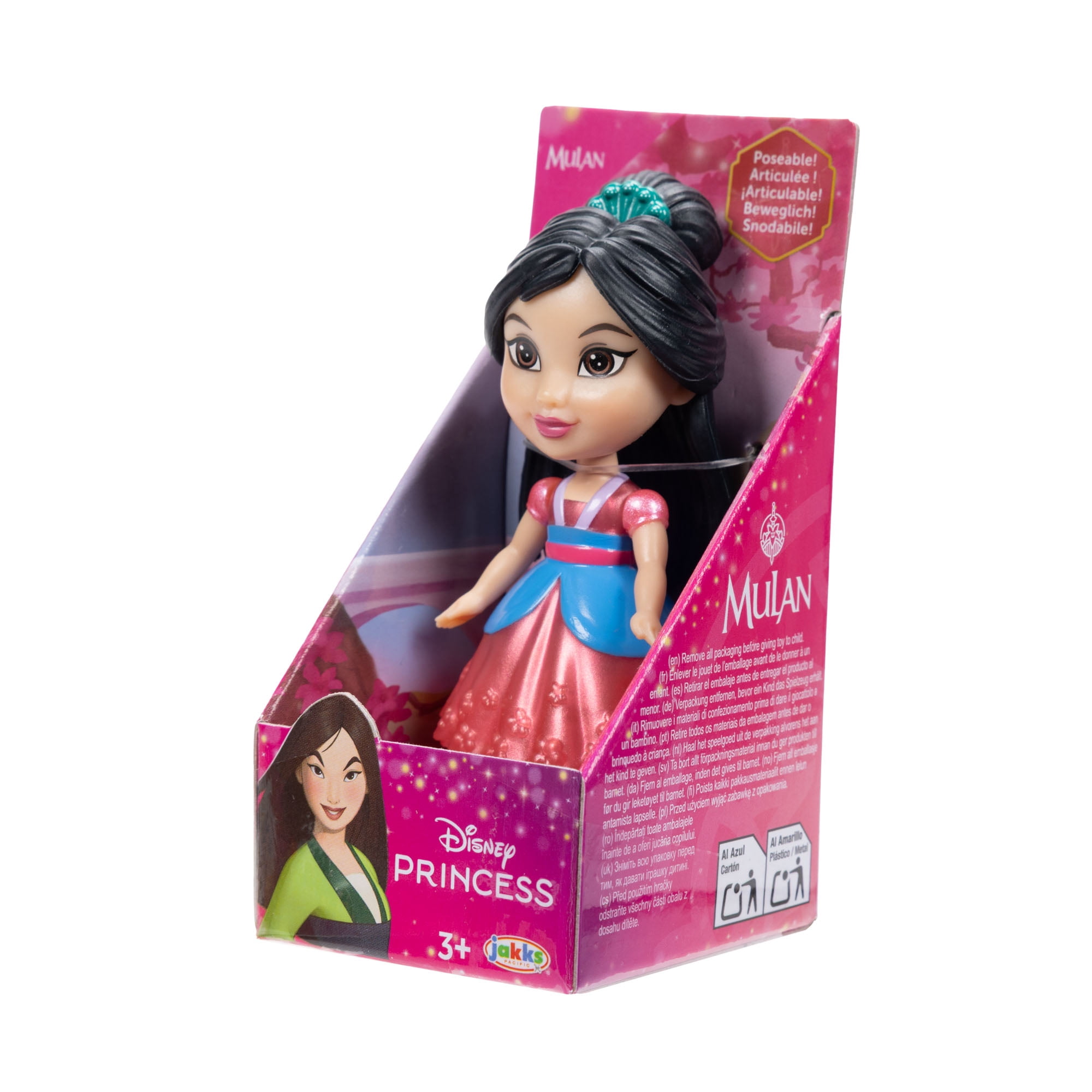 Disney Princess Dolls 3-Inch Mulan Collectible Figure