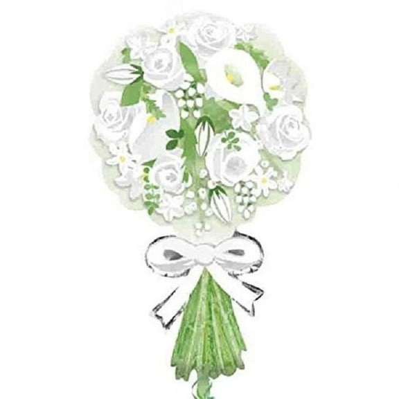 XL 30" Bouquet For The Bride Balloon Super Shape Mylar Foil Party Decoration