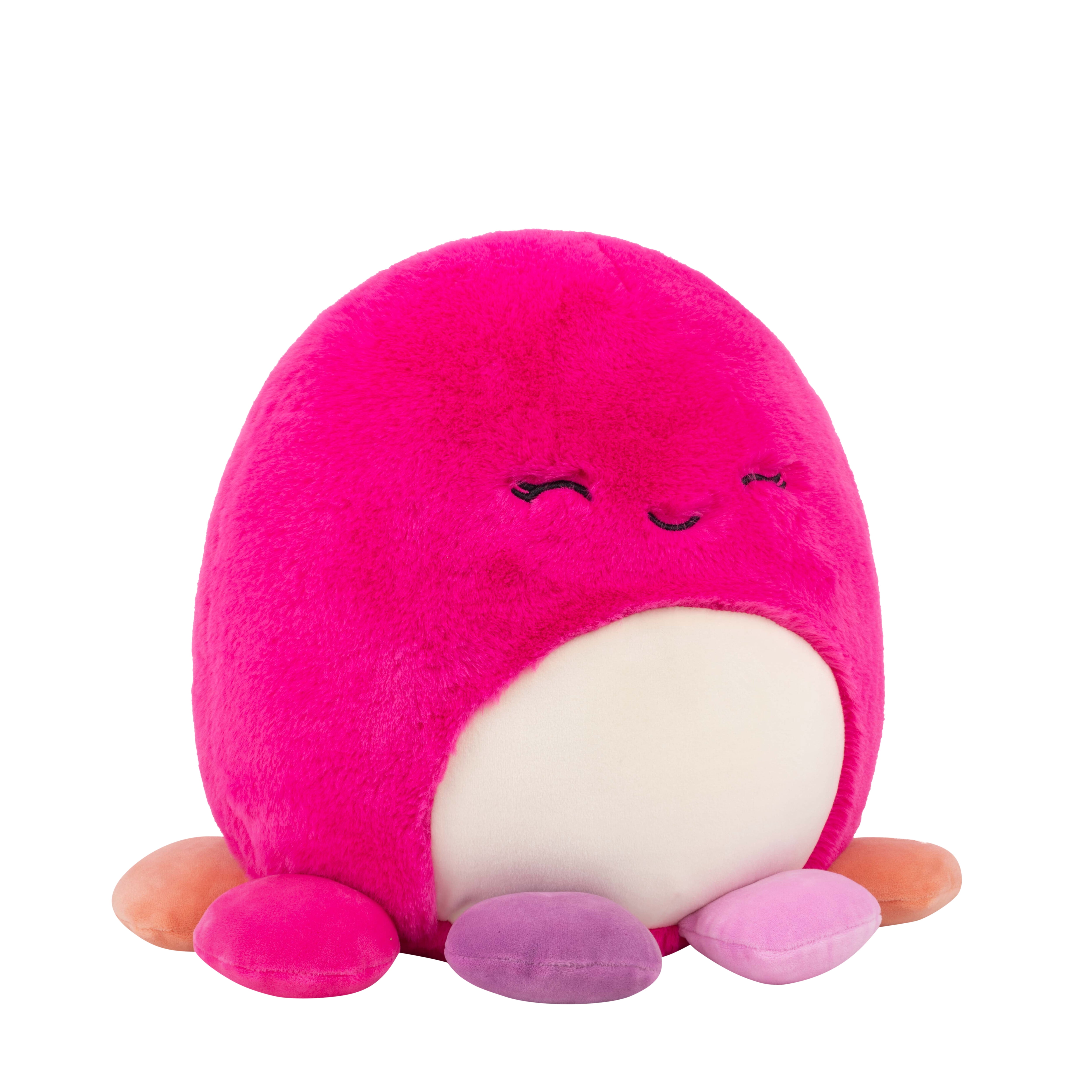 Squishmallows FuzzAMallow Official 5 inch Octavia the Hot Pink Octopus - Child's Ultra Soft Plush Toy