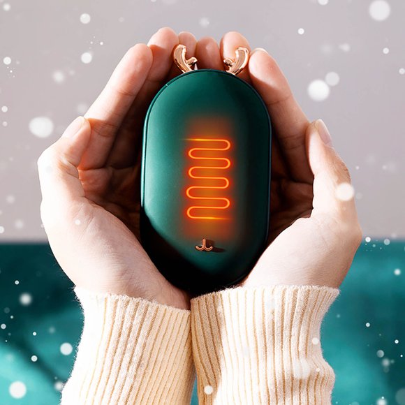 PEONAVET Chauffe Mains Chauffe Mains Winter Cute Hand Warmer and Mobile Power Two-in-one Rechargeable Hand Warmer