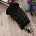 thumbnail image 1 of OULII 2pcs Golf Storage Mesh Bag Nylon Black Security For Items Tennis Balls, 1 of 4