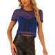 thumbnail image 1 of Disfraz de Navidad Allegra K Mujer Sexy Chaleco Camiseta de Manga Corta XL, 1 of 6