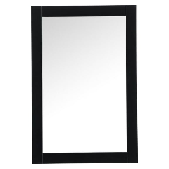 Aqua vanity mirror 24x36 inch in black