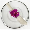 thumbnail image 5 of Fennco Styles Handmade Double Moth Orchid Decorative Napkin Rings, Set of 4 - Violet Flower Napkin Holders for Dining Table, Banquet, Wedding, Holiday Décor and Special Event, 5 of 7