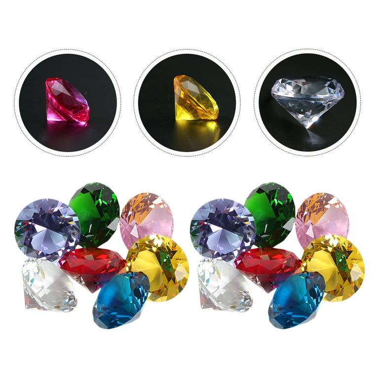 1PC Interesting Party Acrylic Colored Gems Acrylic Gems for