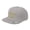 Silver, variant on Jesus is Lord Style 1 Embroidered Flat Visor Snapback Hat Black