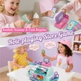 thumbnail image 5 of Ice Cream Toys, Toddler Girl Toys, Ice Cream Counter Shop Playset with Scoop and Serve, Pretend Play Toys for 3 4 5 6 Year Old Girls Boys, 5 of 8