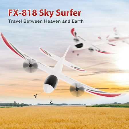 FX-818 2.4G 2CH 480mm Wingspan Remote Control Glider Fixed Wing RC Airplane Aircraft