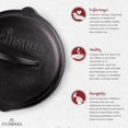 thumbnail image 5 of Cast Iron Lid - Fits 8-Inch" Lodge Skillet Frying Pans or Braiser + Silicone Handle Holder + Care Guide - 20.32cm Pre-Seasoned, 5 of 7
