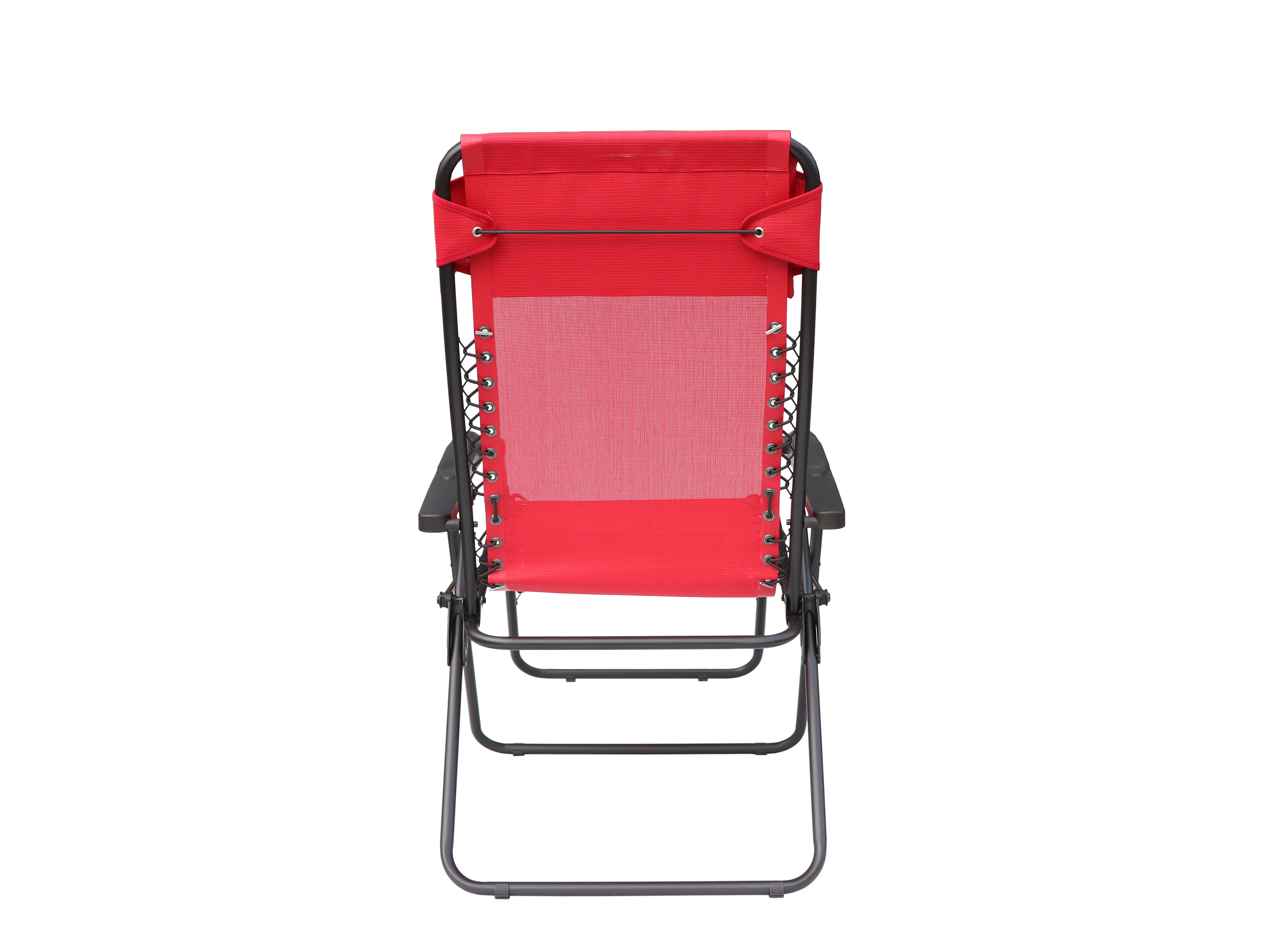 Mainstays Zero Gravity Bungee Lounge Chair - Red - image 4 of 8