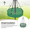 thumbnail image 3 of oshhni Bird Seed Catcher Tray Decoration Hanging Hoop for Outdoor Birds Feeder Yard Green, 3 of 10