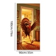thumbnail image 3 of 72 x 35 Inch Happy Thanksgiving Banner Door Cover, Fall Harvest Themed Porch Sign, Large Front Door Wall Backdrop for Indoor Outdoor Party Decorations and Photo Booth Props, #01, 3 of 5