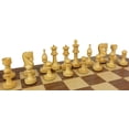 thumbnail image 4 of 4 Queens Acacia 3 1/2" King Staunton Wood Chess Men Set Option Storage NO Board, 4 of 9
