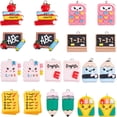 thumbnail image 1 of 1 caja de 30 piezas de 10 estilos de dijes para maestros para hacer joyas, dijes para adultos, bricolaje, Día del Maestro, 1 of 7