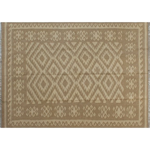 Winchester Chaimaa Ivory/Brown Rug, 5'5" x 7'5"