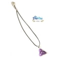 thumbnail image 2 of Collar colgante de cuarzo amatista con triqueta celta, 2 of 2